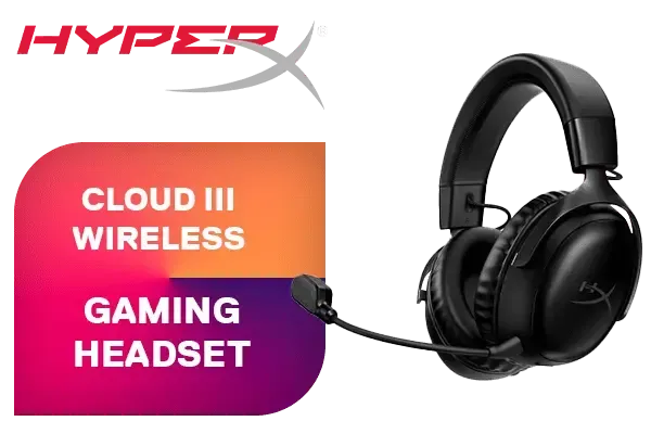 HyperX Cloud III Wireless Gaming Headset - Black | OPEN BOX Sale