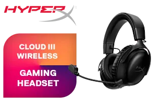 HyperX Cloud III Wireless Gaming Headset Black