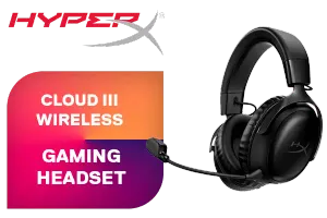 HyperX Cloud III Wireless Gaming Headset Black