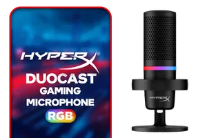 HyperX DuoCast USB Gaming Microphone Black