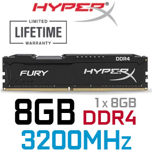 HyperX FURY DDR4 8GB 3200MHz RAM - Best Deal - South Africa | Evetech