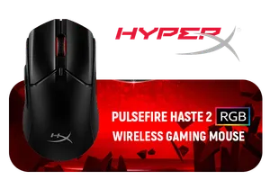 HyperX Pulsefire Haste 2 Wireless Gaming Mouse Black