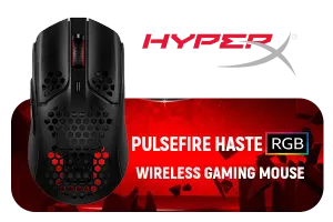 HyperX Pulsefire Haste Wireless Gaming Mouse Black