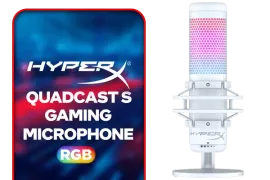 Buy HyperX QuadCast S Gaming Microphone - White & Grey | High