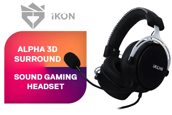 IKON ALPHA Gaming Headset Immersive Sound Comfort for Gamers