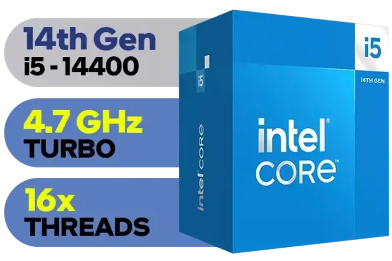 Intel 14th Gen Core i5 14400 Processor - High Performance CPU