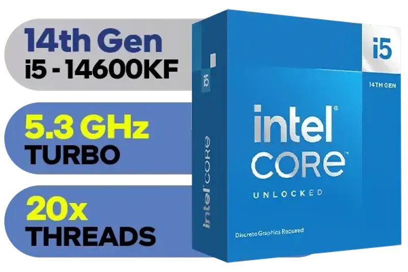 Intel Core i5-14600KF 14TH GEN 新品未開封 Intel CORE i5-14600KF / i5-14600K 14th Gen – Vii PC Trade