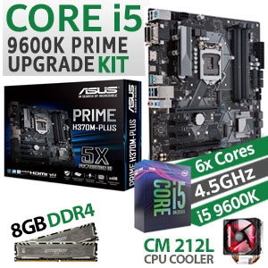 Intel 9th Gen Core i5 9600K And ASUS PRIME H370M PLUS Upgrade Kit