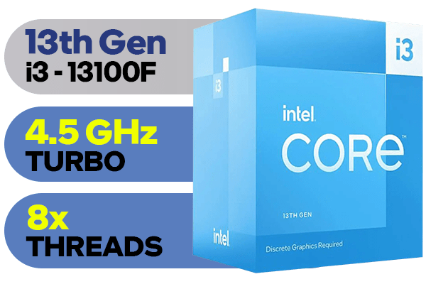 Intel Core i3 13100F Processor - Free Shipping - Best Deal In