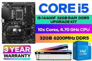 Core i5 14400F Z790 S WiFi 32GB RGB DDR5 6200MHz Upgrade Kit