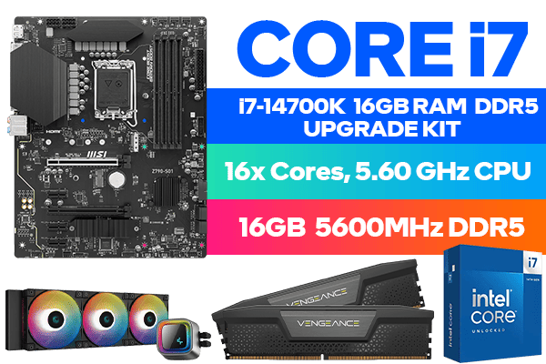 Core i7 14700K Z790-S01 16GB 5600MHz Upgrade Kit | Evetech