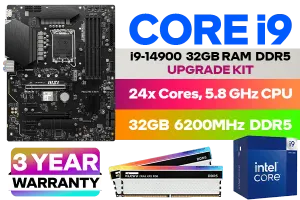 Core i9 14900 Z790 S WiFi 32GB RGB DDR5 6200MHz Upgrade Kit