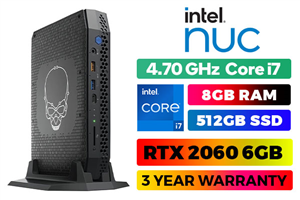 Intel NUC 11 Enthusiast Mini PC Kit - 512GB SSD And 8GB RAM