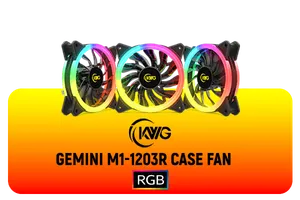 K World Gemini M1 1203R RGB Case Fans