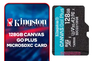 Kingston 128GB microSDXC Canvas Go Plus Memory Card