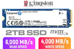 Kingston 2000G NV3 NVMe SSD