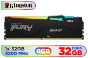 Kingston FURY Beast RGB 32GB DDR5 RAM - High-Speed Gaming - image 1
