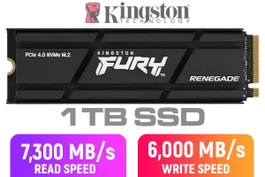 Kingston Fury Renegade 1TB NVMe SSD