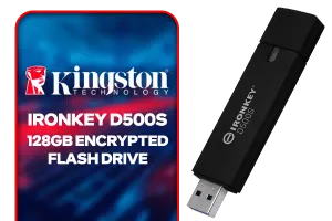 Kingston Ironkey D500S 128GB Encrypted Flash Drive