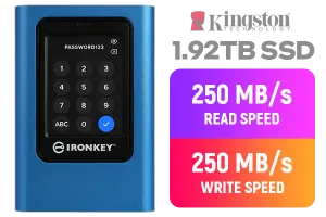 Kingston IronKey Vault Privacy 80 1.92TB External SSD