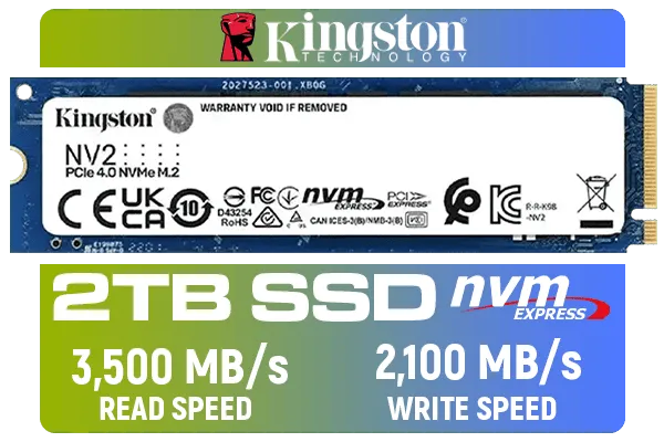 Kingston NV2 2TB NVMe SSD - High-Speed Storage Solution | Evetech