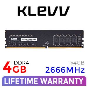 KLEVV 4GB 2666MHz DDR4 Desktop Memory - Best Deal - South Africa - image 1