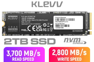 KLEVV CRAS C730 2TB NVMe SSD