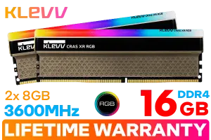 KLEVV CRAS XR RGB 16GB 3600MHz DDR4 Memory Kit