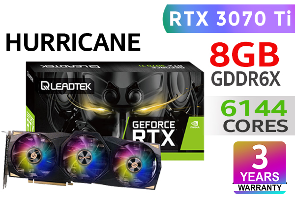 Leadtek WinFast RTX 3070 Ti HURRICANE 8GB - Best Deal - South