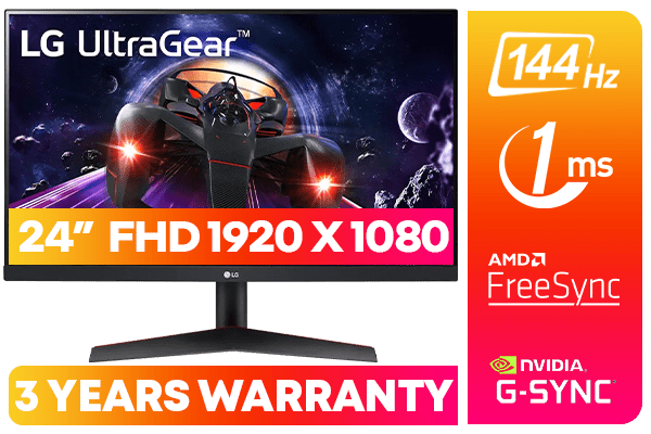 Lg 24gn600 Monitor Ips 144hz 24 LG 24GN600-B Monitor Price In BD RYANS