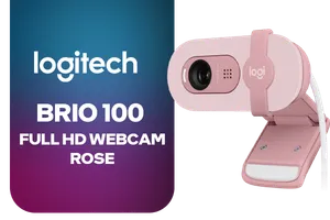 Logitech Brio 100 Full HD Webcam Rose