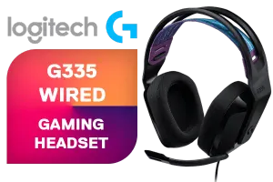 Logitech G335 Wired Gaming Headset Black