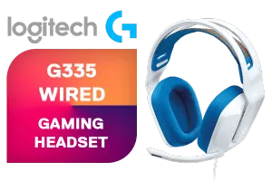 Logitech G335 Wired Gaming Headset White