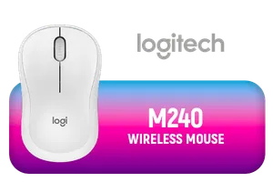 Logitech M240 Silent Bluetooth Mouse Off White