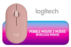 Logitech Pebble Mouse 2 M350s Tonal Rose