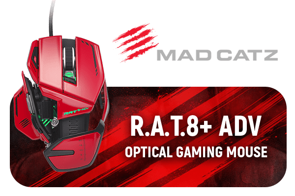 Mad Catz R.A.T.8+ ADV Gaming Mouse - Best Deal South Africa | Evetech