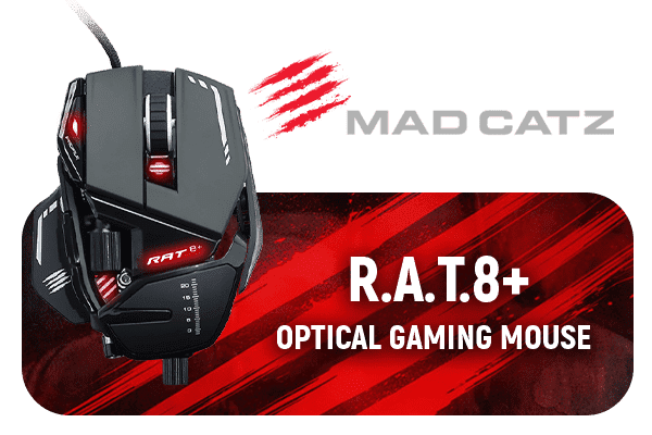 Mad Catz R.A.T.8+ Gaming Mouse - Best Deal South Africa | Evetech
