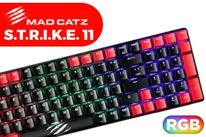 Mad Catz S.T.R.I.K.E. 11 Wireless RGB Gaming Keyboard - Ultimate Gaming Experience - image 1