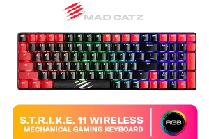 Mad Catz S.T.R.I.K.E. 11 Wireless RGB Gaming Keyboard