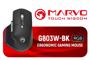 Buy MARVO G803W-BK Gaming Mouse - High Precision & Comfort for Gamers - image 1