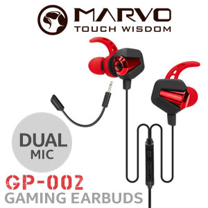 MARVO GP-002 Stereo Gaming Earbuds