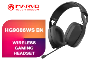 Marvo HG9086WS BK Wireless Gaming Headset