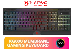 MARVO KG880 Membrane Gaming Keyboard