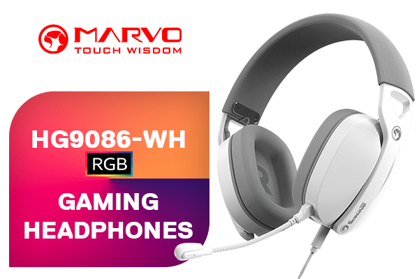 Buy MARVO Pluz 70S HG9086 WH Gaming Headset - White | Superior