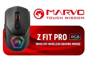 MARVO Z Fit Pro Wireless Gaming Mouse - Black