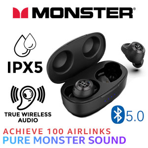Ear Headphones Achieve 100 Airlinks Monster Achieve 100 AirLinks