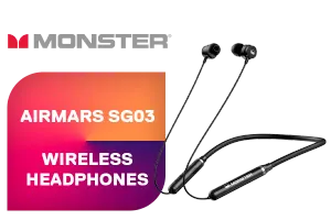 Monster Airmars SG03 Wireless Headphones - Black