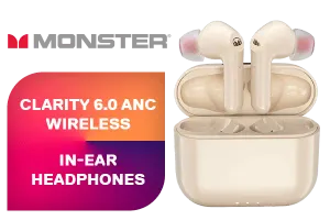 Monster Clarity 6.0 ANC Wireless Headphones Pink