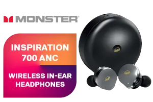 Monster Inspiration 700 ANC Wireless Headphones - Black