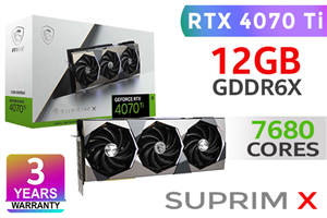 MSI GeForce RTX 4070 Ti SUPRIM X 12GB